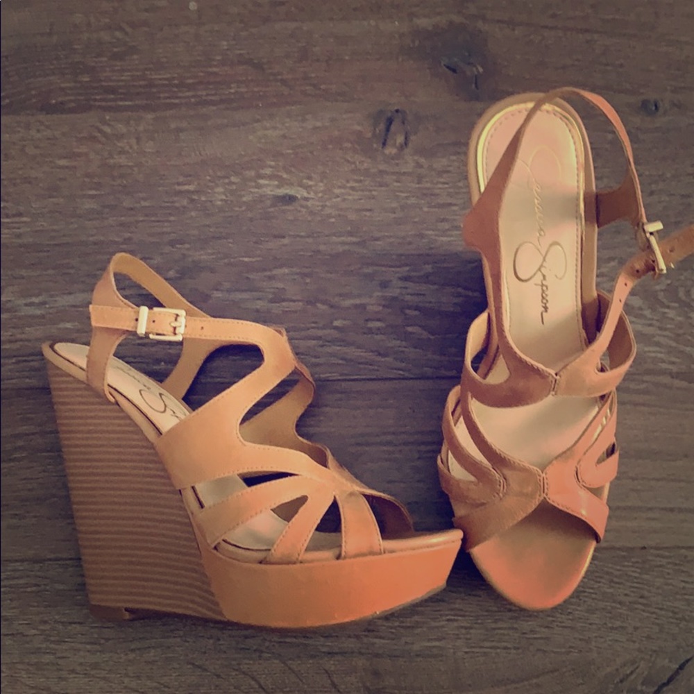 Jessica Simpson wedges